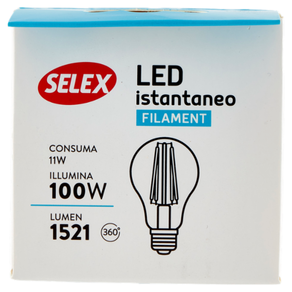 Selex Lampadina Led SMD Goccia E27 11W
