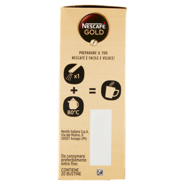 NESCAFÉ Gold Caffè Solubile 20 Bustine da 1,7g