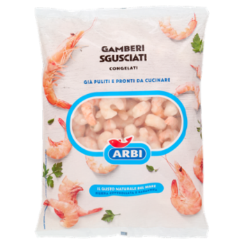 Arbi Gamberi Sgusciati Congelati 750 g
