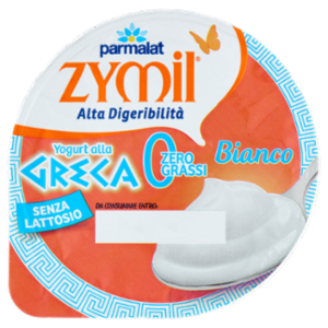 ZYMIL Alta Digeribilità Senza Lattosio Yogurt Alla Greca Zero Grassi Bianco 150g