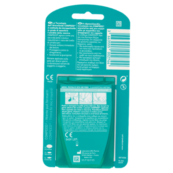 Compeed Cerotti per Vesciche 3 Formati 5 pz