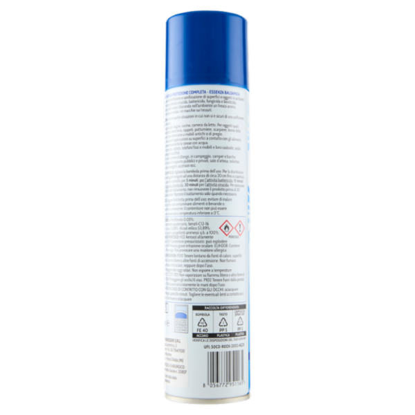 Norica Protezione Completa Spray Disinfettante ad Azione Virucida per Oggetti e Superfici 300 ml