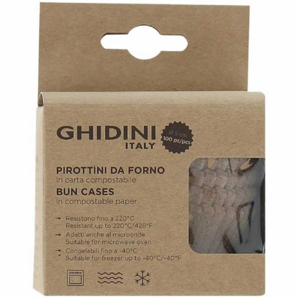 Gp e Me 100 Pirottini Carta Compostabile Diametro 50 mm