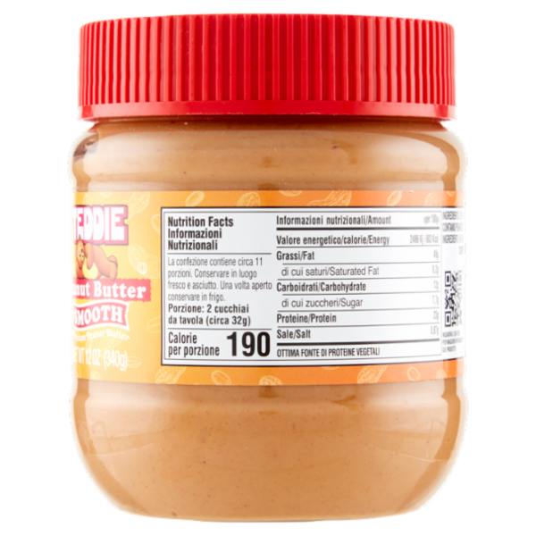 Teddie Peanut Butter Smooth 340 g