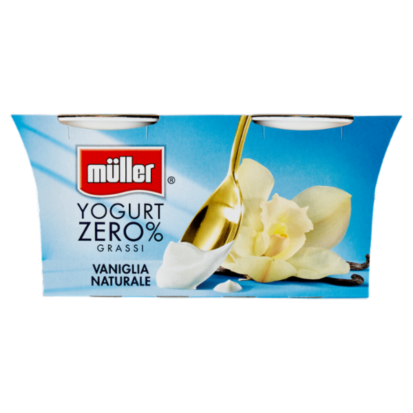 müller Yogurt Zero% Grassi Vaniglia Naturale 2 x 125 g