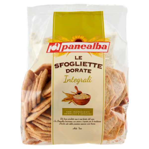 panealba le Sfogliette Dorate Integrali 180 g
