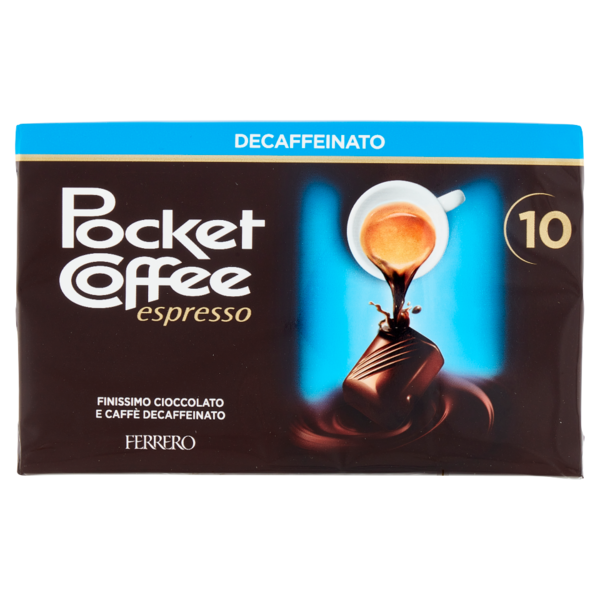 Pocket Coffee espresso Decaffeinato 10 pezzi 125 g