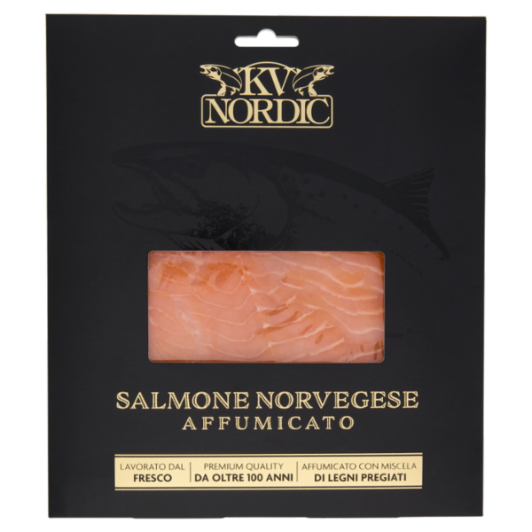 KV Nordic Salmone Norvegese Affumicato 100 g