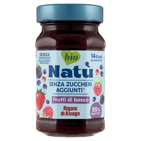 Rigoni di Asiago Natù Senza Zuccheri Aggiunti° Frutti di bosco bio 240 g
