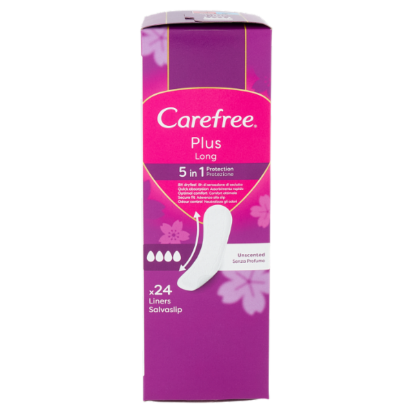 Carefree Plus Long Salvaslip 24 pz