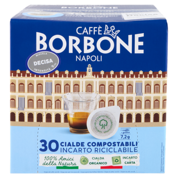 Caffè Borbone Miscela Decisa Cialde Compostabili* 30 x 7,2 g