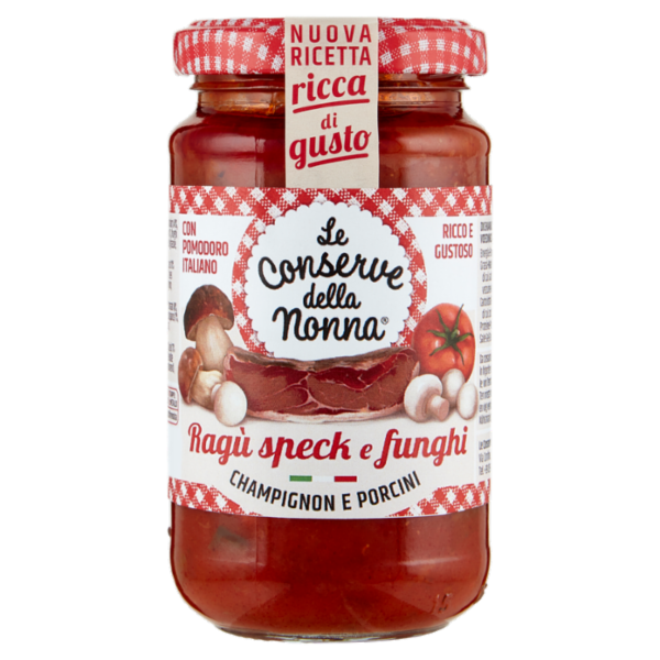Le Conserve della Nonna Ragù speck e funghi 190 g