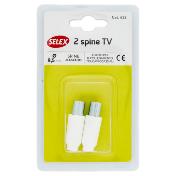 Selex Spina Tv Diametro 9,5 mm Bianco