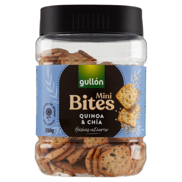 Gullón Mini Bites Quinoa & Chía 250 g