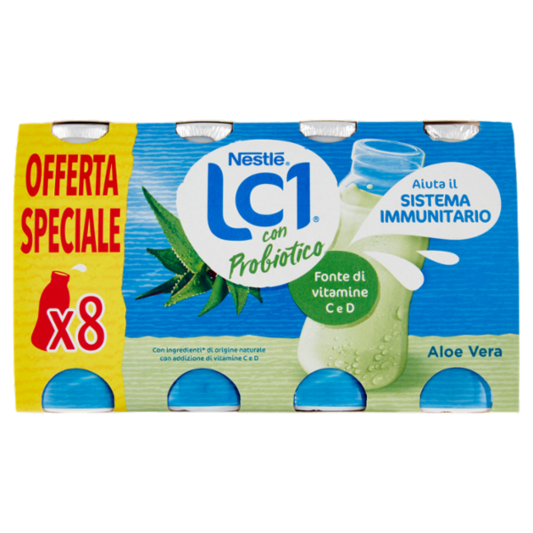 NESTLÉ LC1 con Probiotico Aloe Vera 8 x 90 g