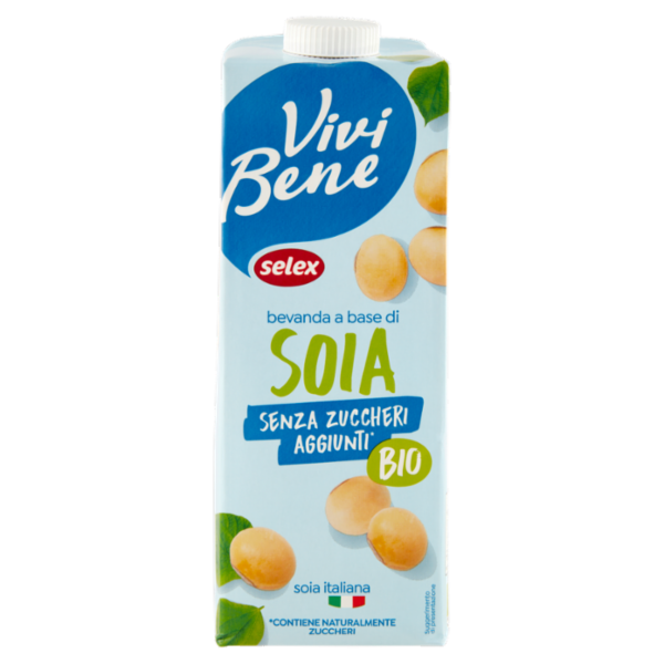 Selex Vivi Bene Bevanda a Base di Soia Biologica 1 L