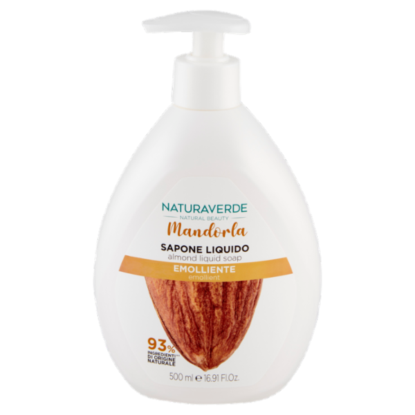 Naturaverde Natural Beauty Mandorla Sapone Liquido Emolliente 500 ml