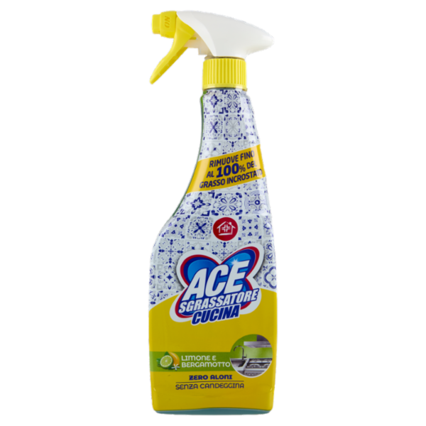 Ace Sgrassatore Cucina Limone e Bergamotto Senza Candeggina 600 ml