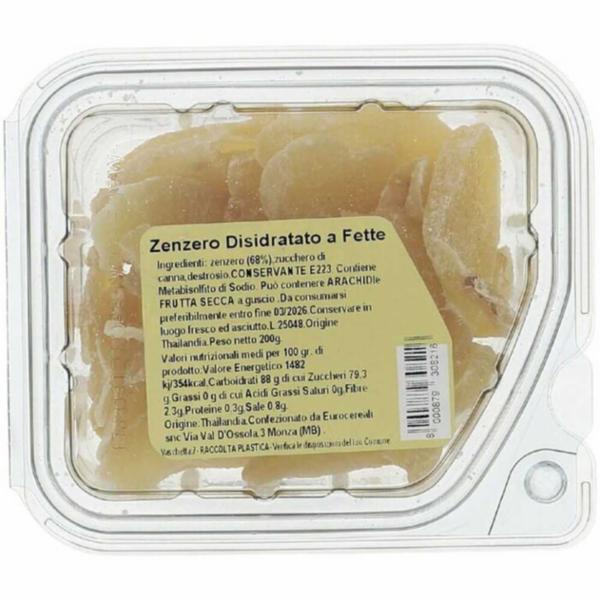 Eurocereali Zenzero Disidratato a Fette 200g