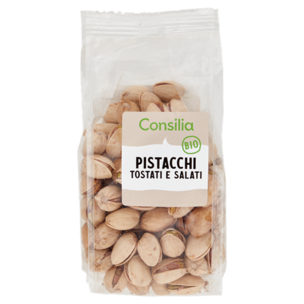 Consilia Frutta Secca Pistacchi Tostati e Salati Biologici 150 g