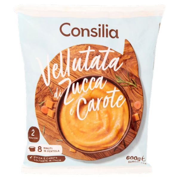 Consilia Vellutata di Zucca e Carote Surgelata 600 g