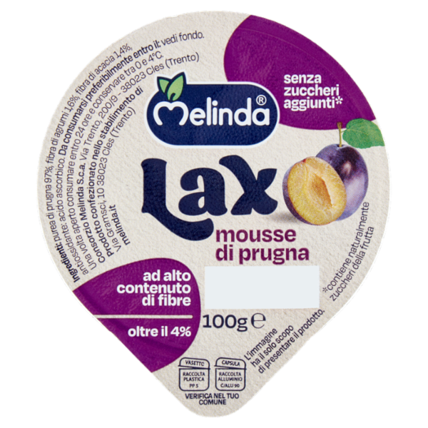 Melinda Lax mousse di prugna 100 g