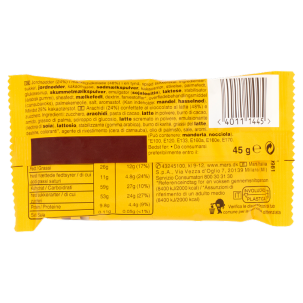 M&M's Peanut Confetti al Cioccolato con Arachidi 45 g