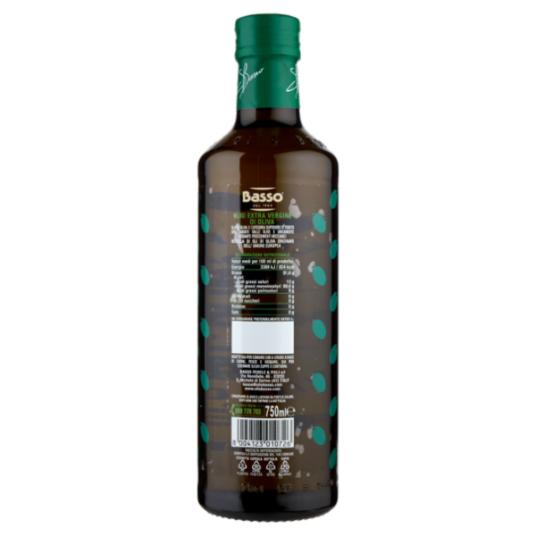 Basso Olio Extra Vergine di Oliva Classico 750 ml