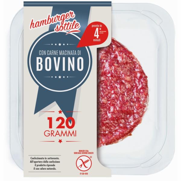 Per Te Hamburger Sottile di Bovino Adulto senza glutine