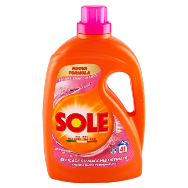 Sole Detersivo lavatrice Potere Smacchiante 41 lavaggi 1,845 L