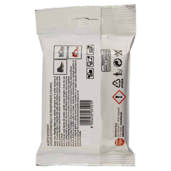 Sneaker Care Cleaning Wipes Salviette Detergenti 12 pz