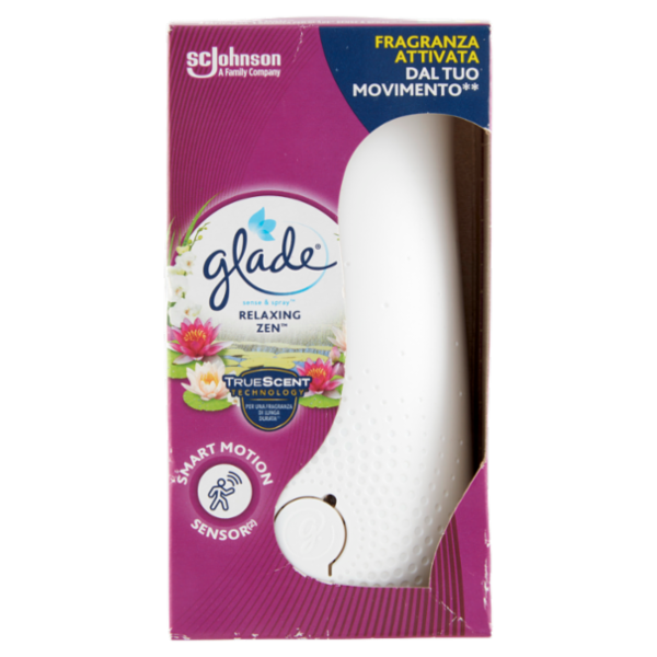 Glade Sense&Spray, Profumatore per Ambienti, Fragranza Relaxing Zen 18ml