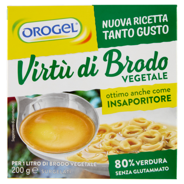 Orogel Virtù di Brodo Vegetale Surgelati 200 g