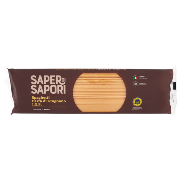 Selex Saper di Sapori Pasta di Semola di Gragnano I.G.P. Spaghetti 500 g