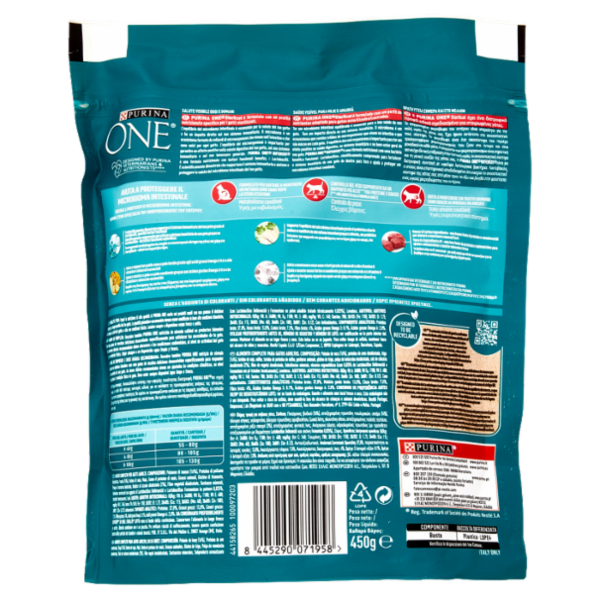 PURINA ONE Sterilcat Ricco in Manzo 450 g