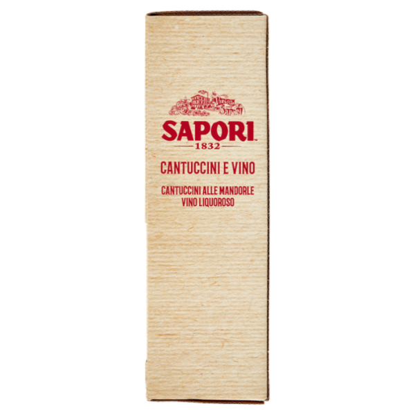 Sapori Cantuccini Toscani IGP alle Mandorle 175 g + Vino Liquoroso Pergoleto 375 ml