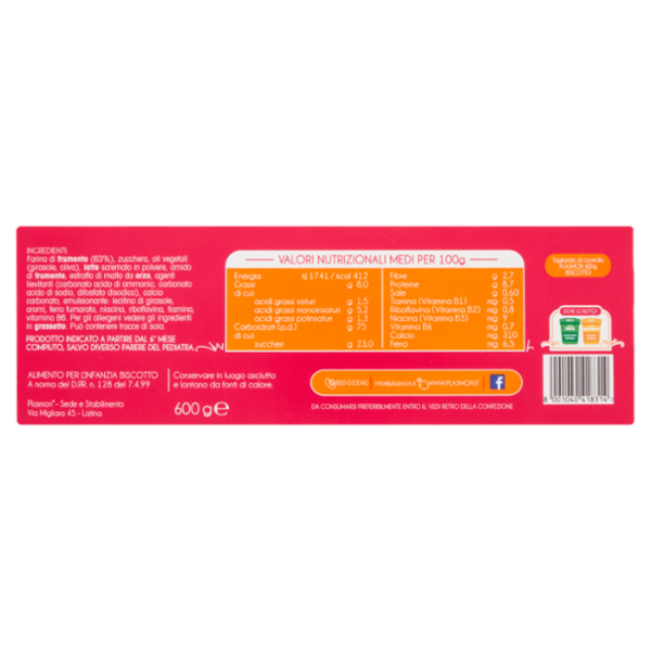 Plasmon il Biscotto dei bambini 600 g
