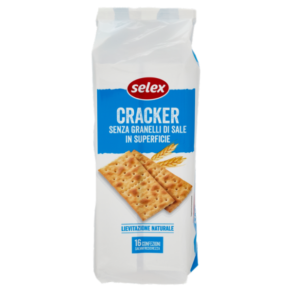 Selex Cracker Non Salati in Superficie 16x31,25 g