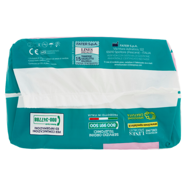 Lines Specialist Traverse Salvaletto 80x180cm Rimboccabili 13+2 pz