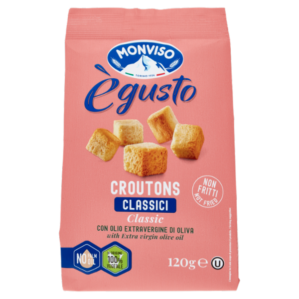 Monviso ègusto Croutons Classici con Olio Extravergine di Oliva 120 g