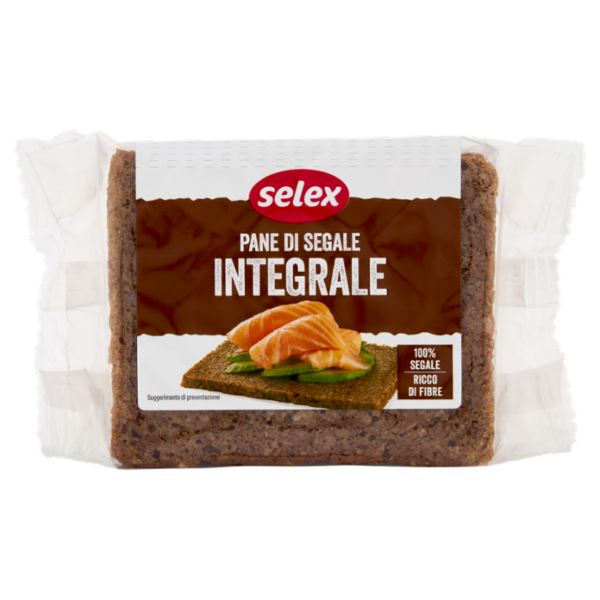 Selex Pane di Segale Integrale a Fette 500 g