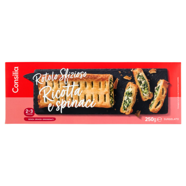 Consilia Rotolo Sfizioso Ricotta e Spinaci Surgelato 250 g
