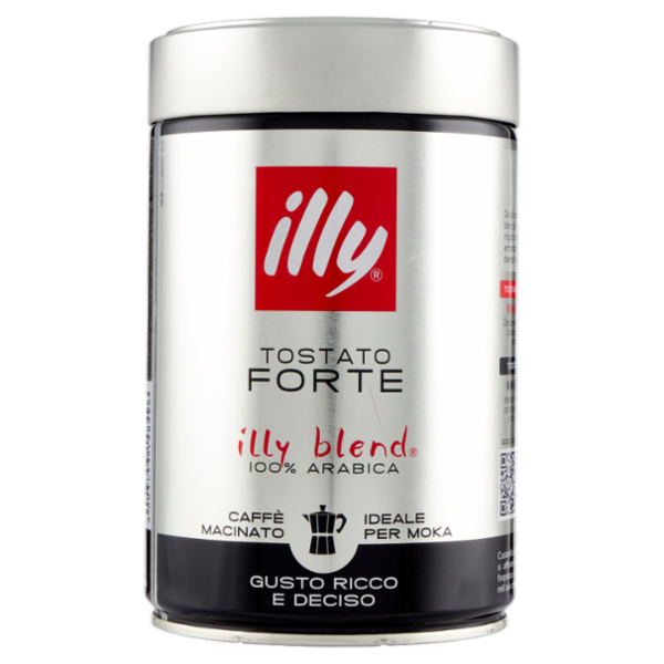 illy Tostato Forte Caffè Macinato Ideale per Moka 250 g