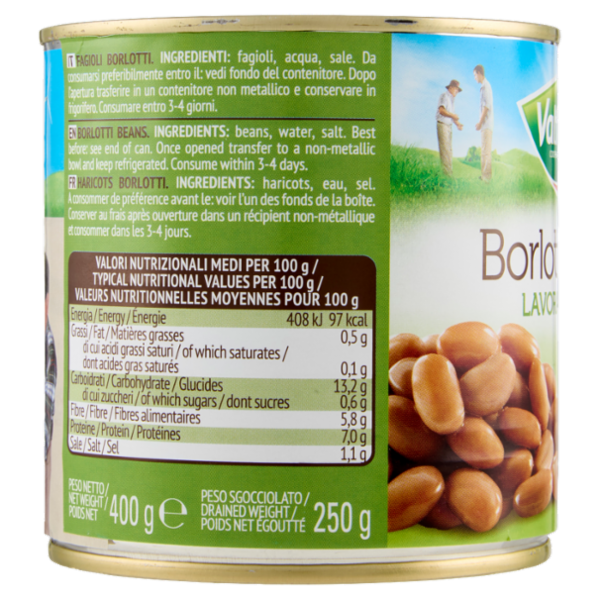 Valfrutta Borlotti Italiani 400 g
