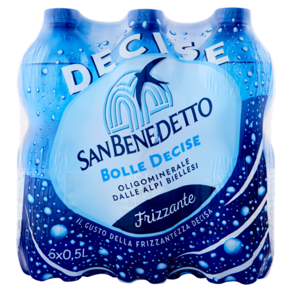 San Benedetto Acqua Minerale Primavera delle Alpi Frizzante 6 x 0,5 L