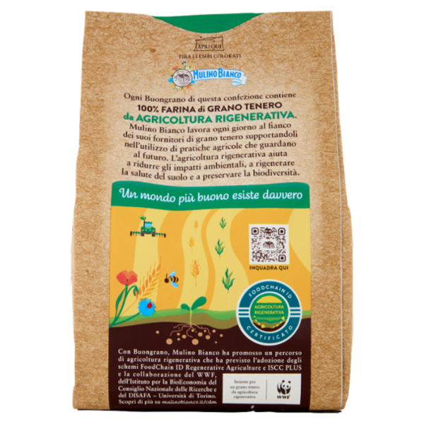 Mulino Bianco Buongrano Biscotti con Farro Integrale Croccante 350g