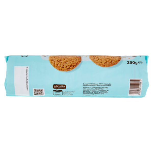 Consilia Biscotti ai Cereali Croccanti 250 g