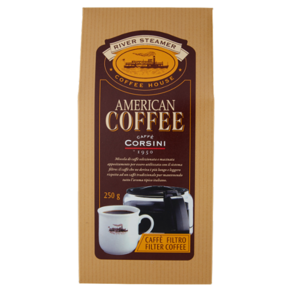 River Steamer American Coffee Caffè Filtro 250 g