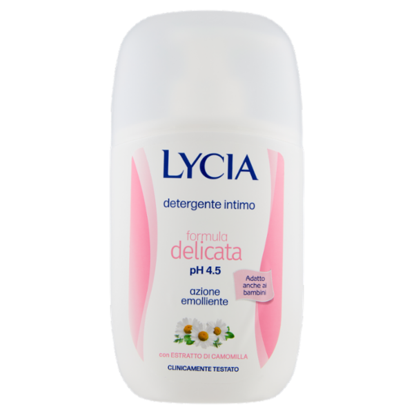Lycia detergente intimo formula delicata pH 4.5 con Estratto di Camomilla 200 ml