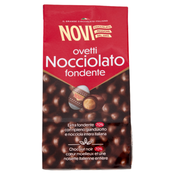 Novi ovetti Nocciolato fondente Extra fondente 70% 145 g